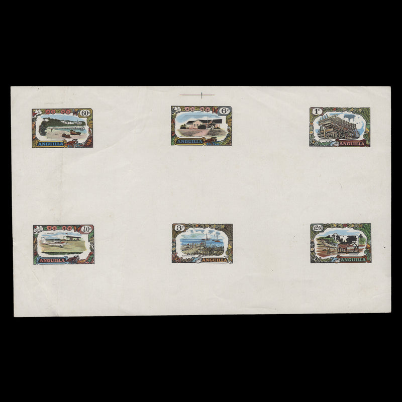 Anguilla 1970 Definitives composite proof