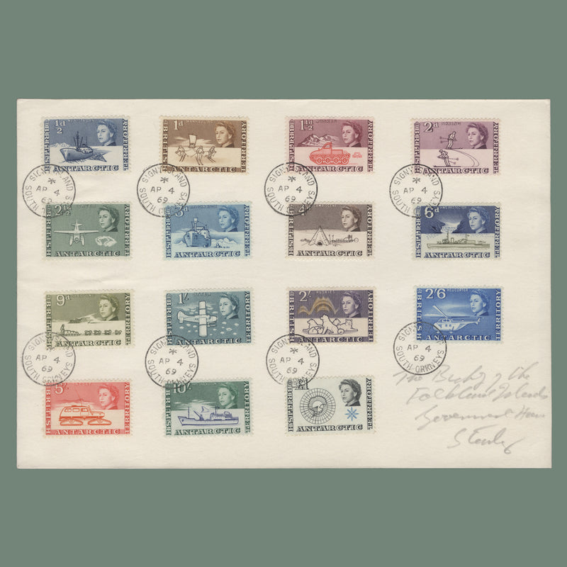 BAT 1963 Definitives cover, SIGNY ISLAND