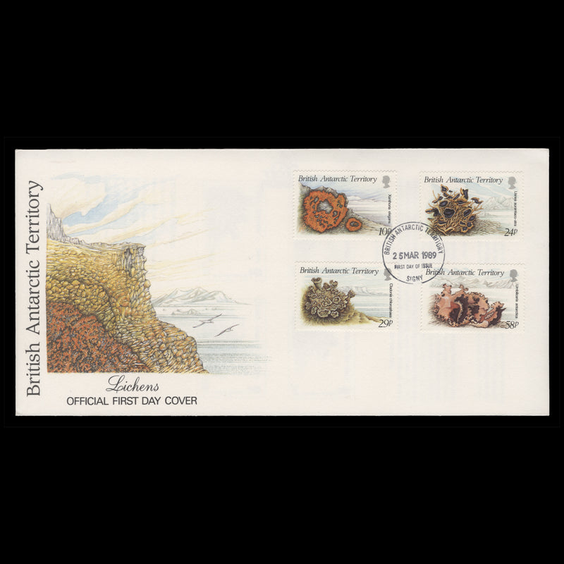 BAT 1989 Lichens first day cover