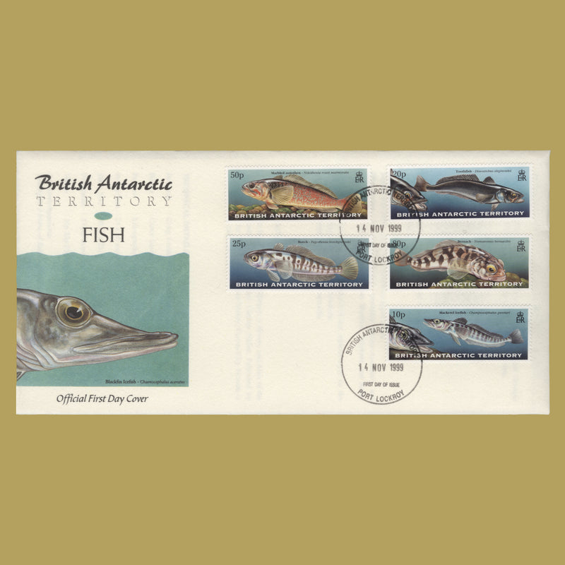 BAT 1999 Southern Ocean Fish first day cover