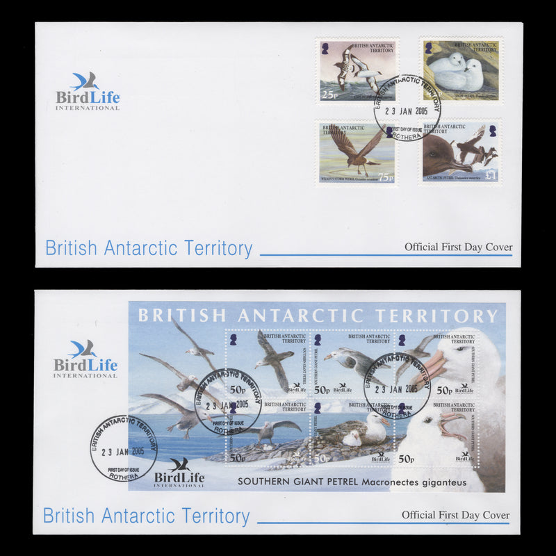 BAT 2005 Petrels first day covers