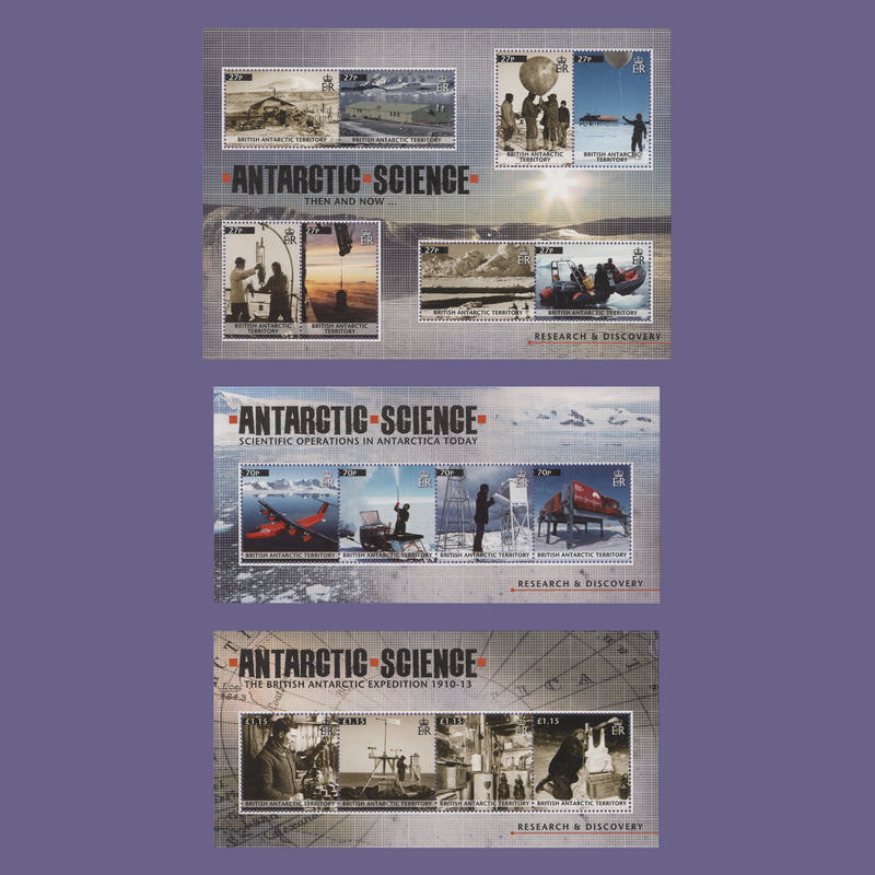 BAT 2011 (MNH) Antarctic Science miniature sheets