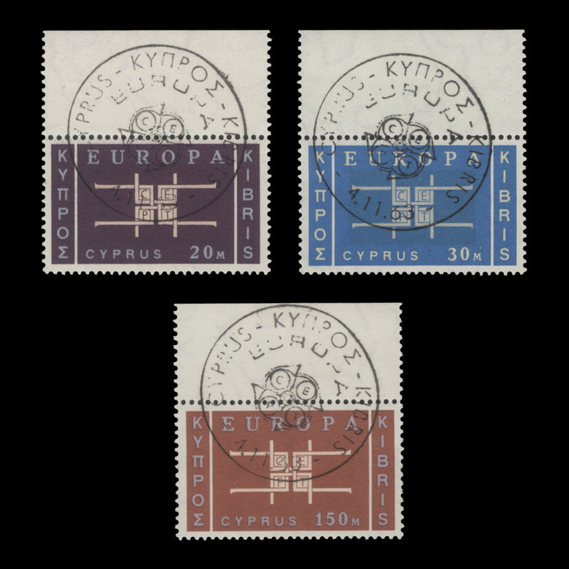 Cyprus 1963 (CTO) Europa set