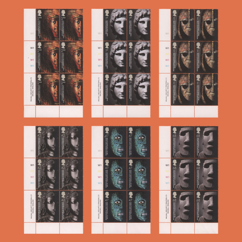 Great Britain 2003 (MNH) British Museum Anniversary cylinder blocks