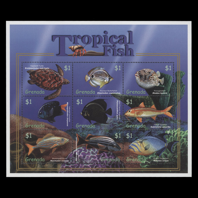 Grenada 2000 (MNH) Tropical Fish sheetle