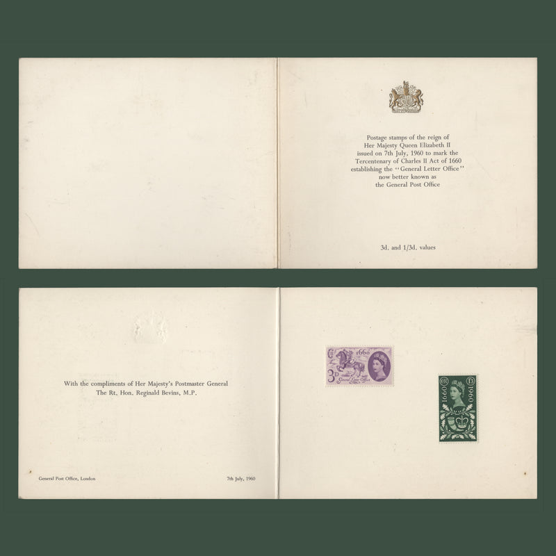 Great Britain 1960 General Letter Office presentation folder