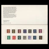 Great Britain 1967-68 Pre-Decimal Definitives presentation folder