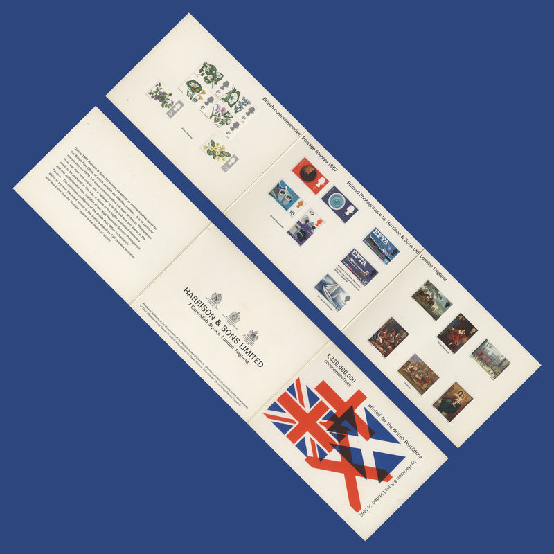 Great Britain 1967 Commemoratives presentation folder