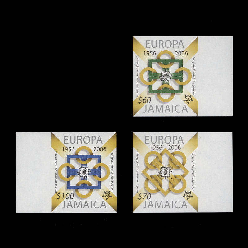 Jamaica 2005 European Philatelic Cooperation Anniversary imperf proof singles