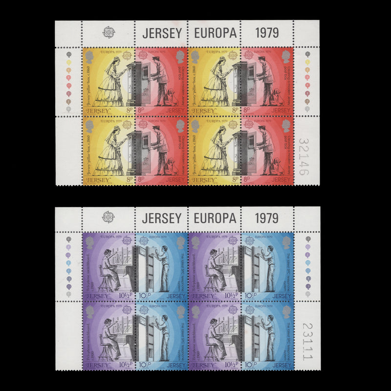 Jersey 1979 (MNH) Communications traffic light blocks