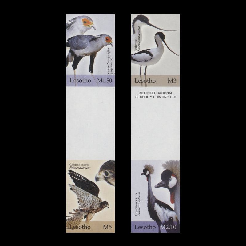 Lesotho 2004 Birds imperforate proof gutter pairs