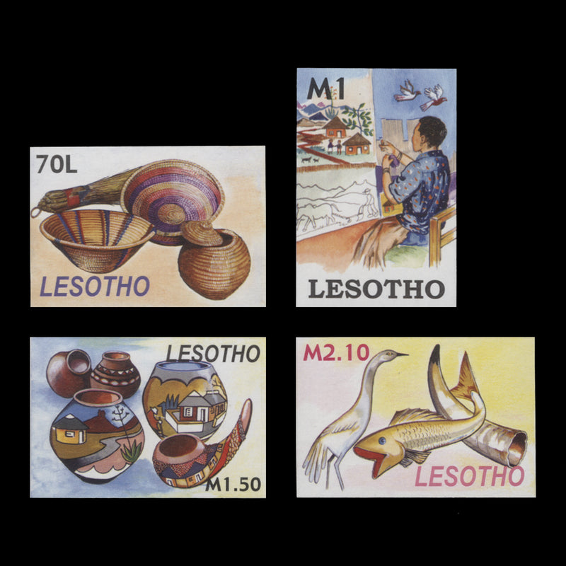 Lesotho 2006 Handicrafts imperforate proof singles