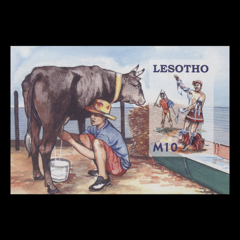 Lesotho 2006 Herdboys imperforate proof miniature sheet