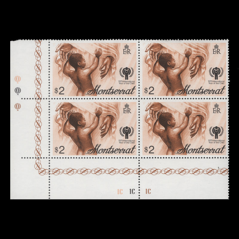 Montserrat 1979 (MNH) Year of the Child plate block