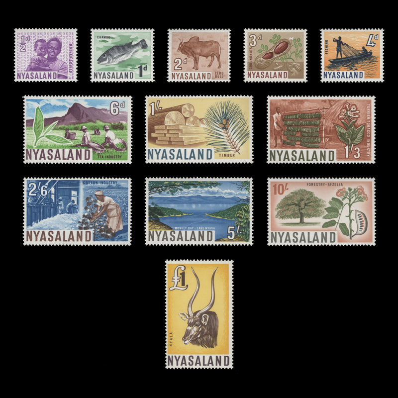 Nyasaland 1964 (MNH) Definitives