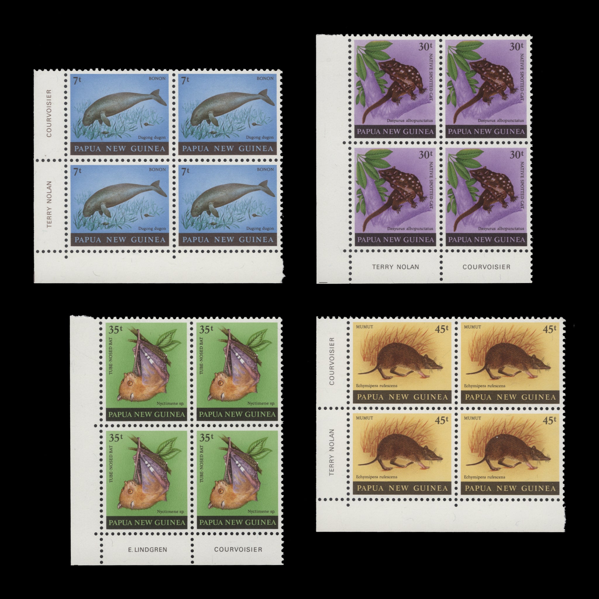 Papua New Guinea 1980 Mammals – ZEBOOSE.COM