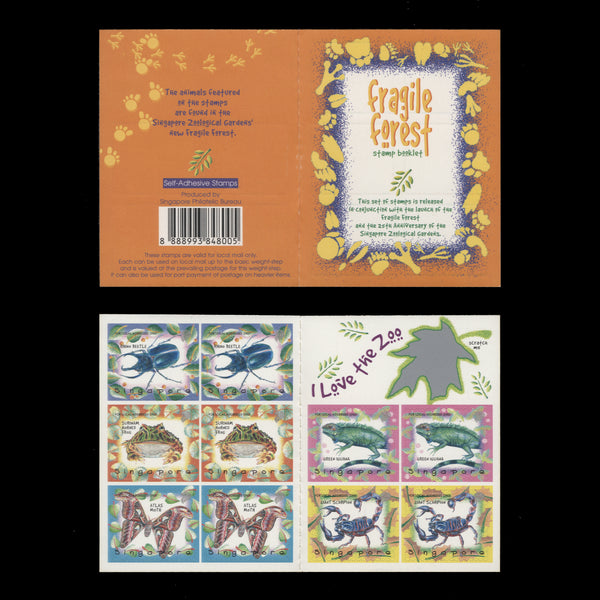 Singapore 1998 Fragile Forest booklet