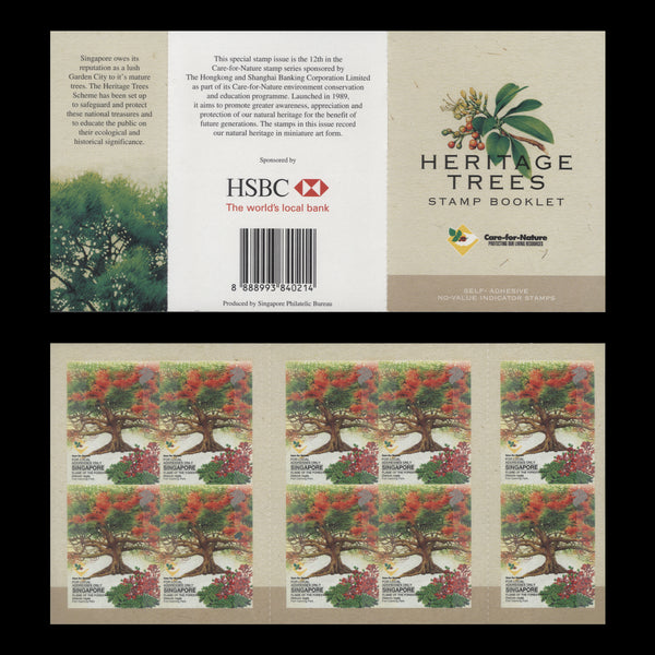 Singapore 2002 Heritage Trees booklet