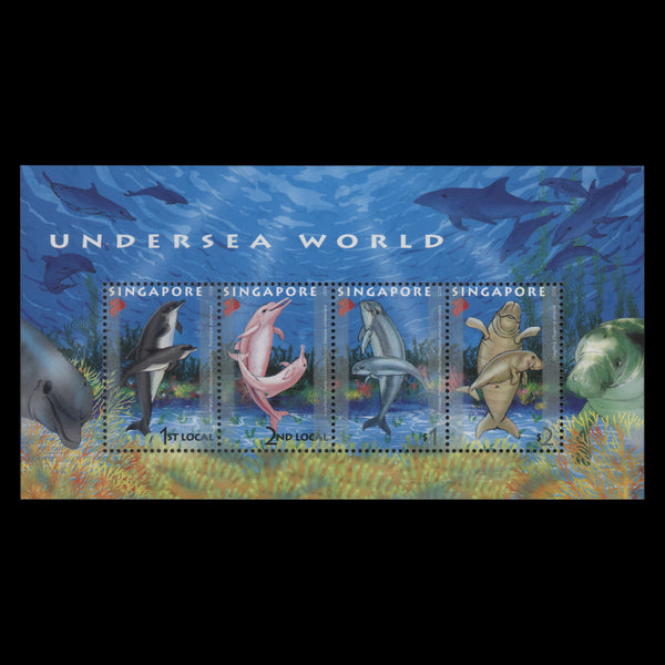 Singapore 2006 (MNH) Sea Mammals miniature sheet