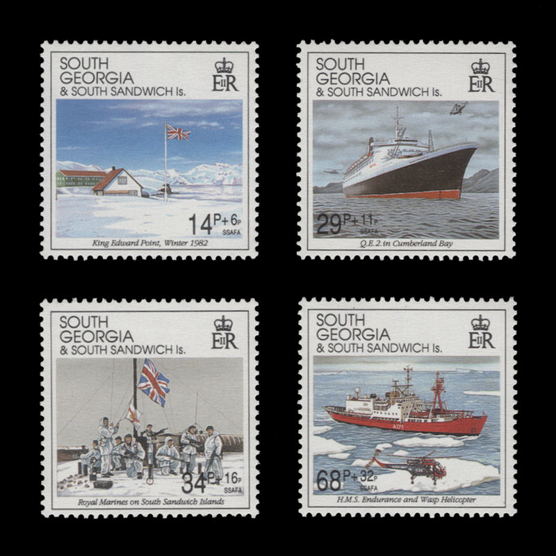 South Georgia 1992 (MNH) Liberation Anniversary set