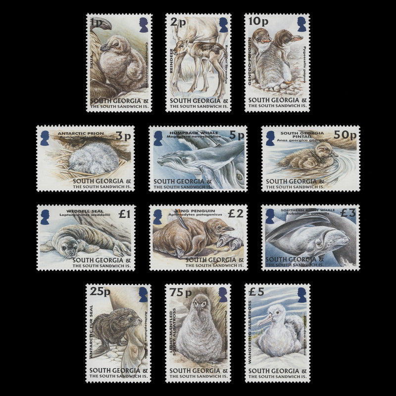 South Georgia 2004 (MNH) Juvenile Fauna definitives