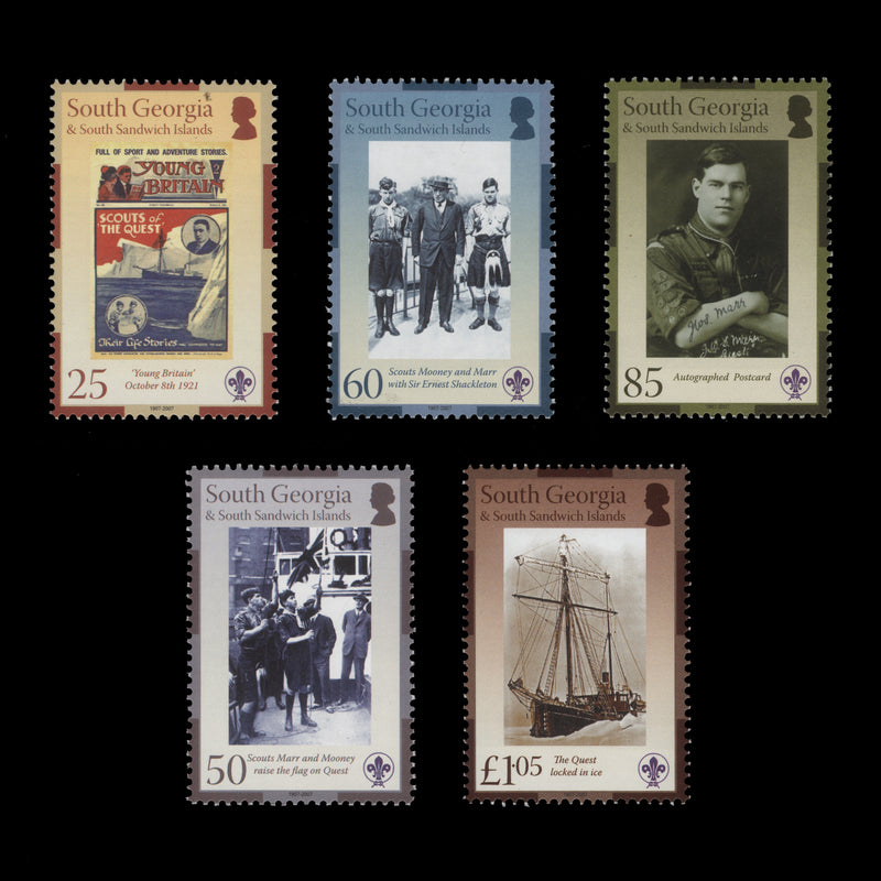 South Georgia 2007 (MNH) Scouting Centenary set