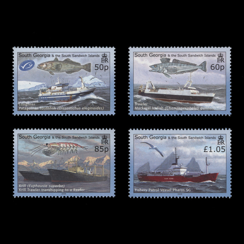 South Georgia 2008 (MNH) Fisheries set