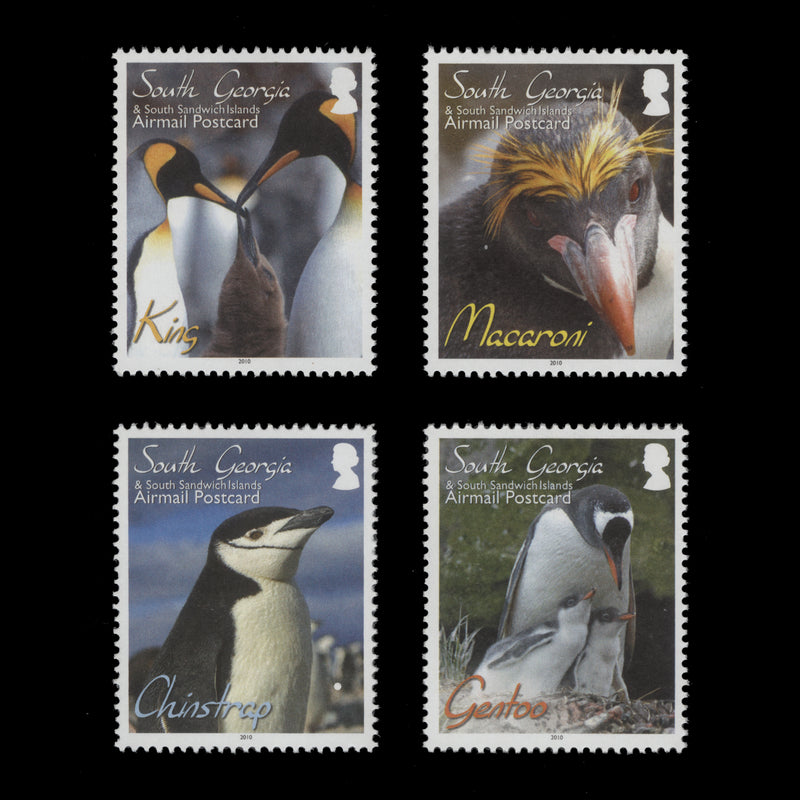 South Georgia 2010 (MNH) Penguins set