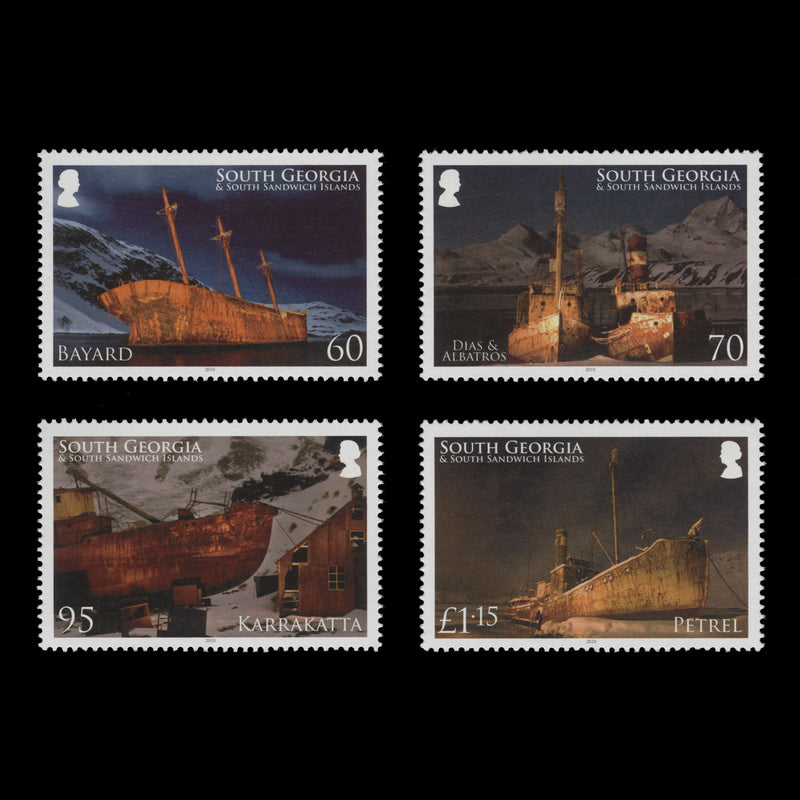 South Georgia 2010 (MNH) Wrecks & Hulks set