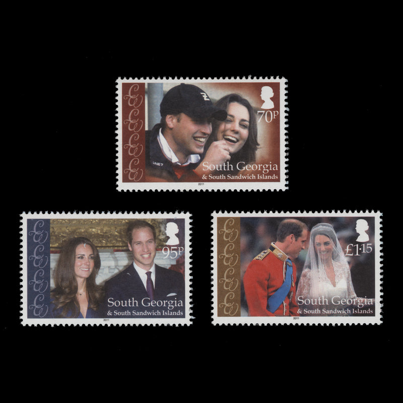 South Georgia 2011 (MNH) Royal Wedding set