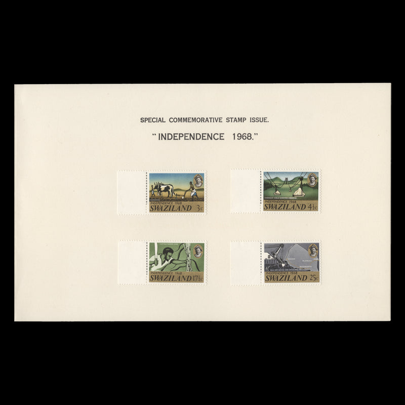 Swaziland 1968 Independence presentation folder