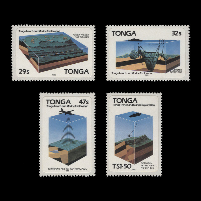 Tonga 1985 (MNH) Geological Survey set