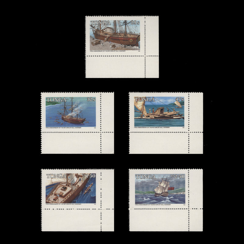  Tonga 1985 (MNH) Will Mariner's Departure set