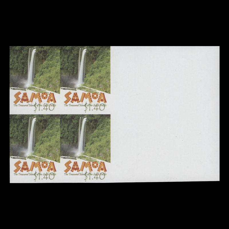 Samoa 2002 Scenic Views imperf proof block