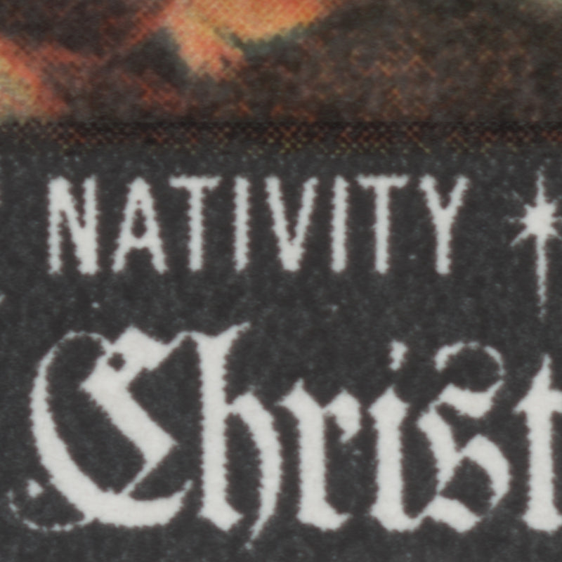 New Zealand 1969 (Variety) 2½c Christmas block with 'C' flaw, non-watermarked