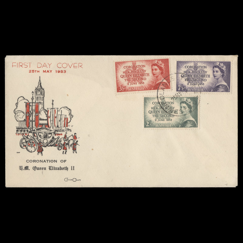 Australia 1953 Coronation first day cover, NEDLANDS