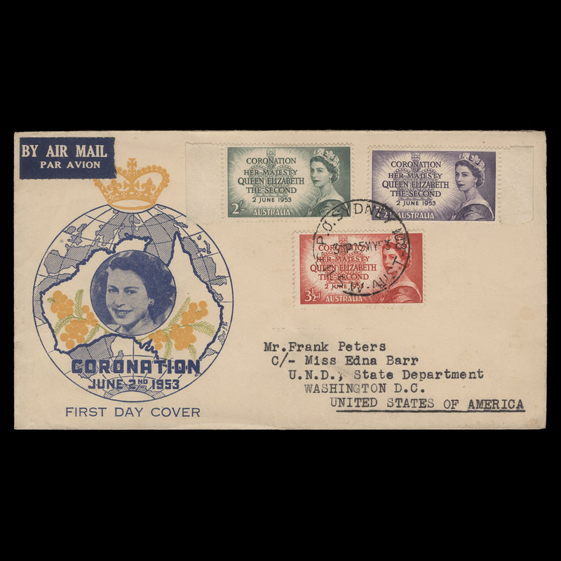 Australia 1953 Coronation first day cover, SYDNEY