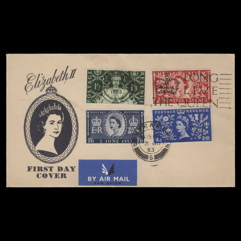 Great Britain 1953 Coronation first day cover, SOUTHAMPTON