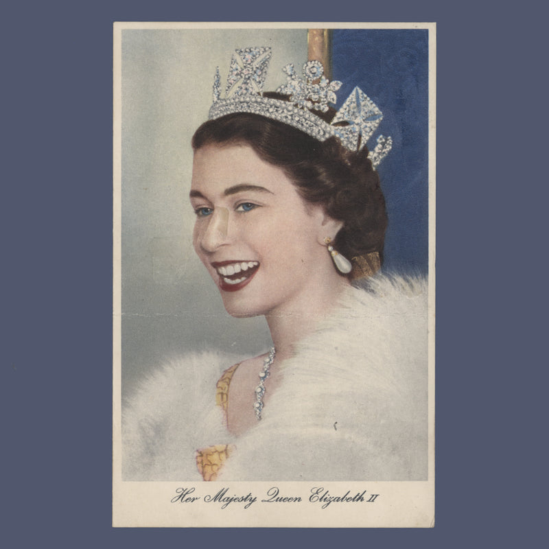 Great Britain 1953 Coronation first day postcard, KIRKCUDBRIGHT