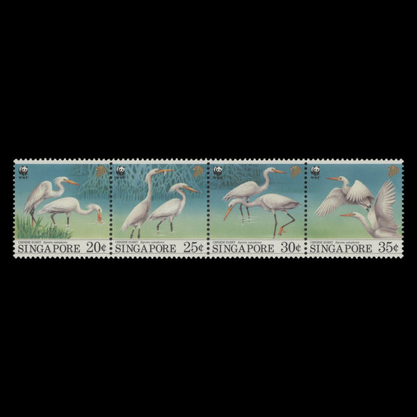 Singapore 1993 (MNH) Chinese Egret strip