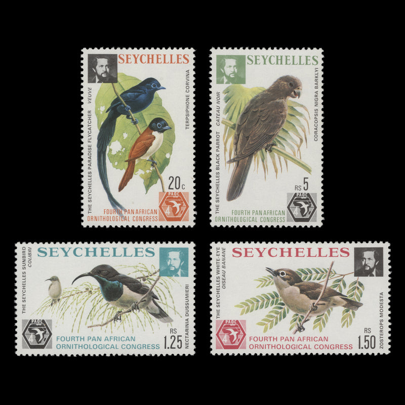 Seychelles 1976 (MNH) Ornithological Congress set