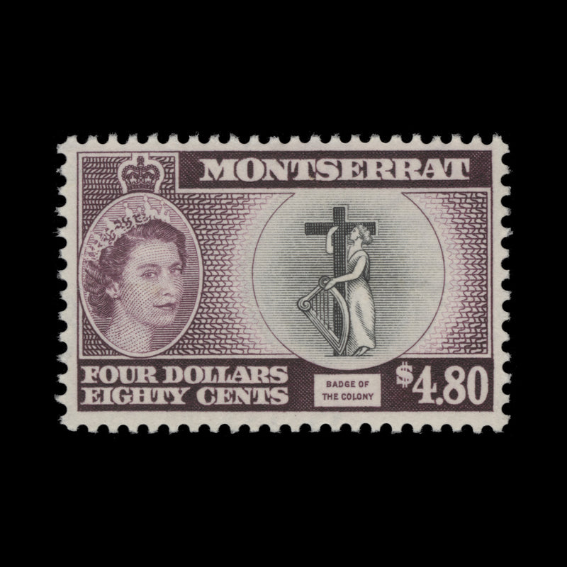 Montserrat 1958 (MNH) $4.80 Badge of the Colony