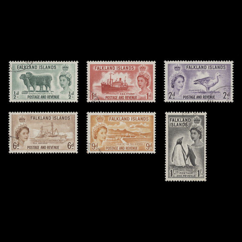 Falkland Islands 1955 (Used) Definitives