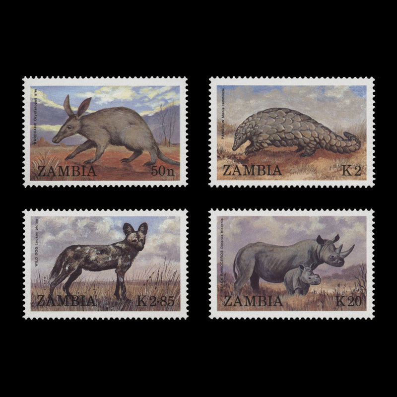 Zambia 1988 (MNH) Endangered Species