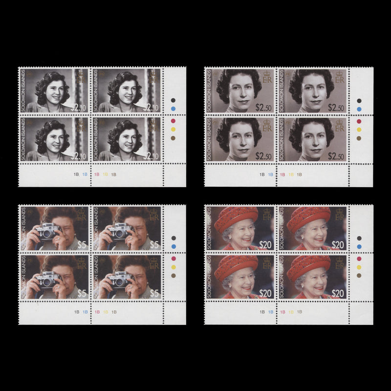 Solomon Islands 2006 (MNH) Queen Elizabeth II's Birthday plate blocks