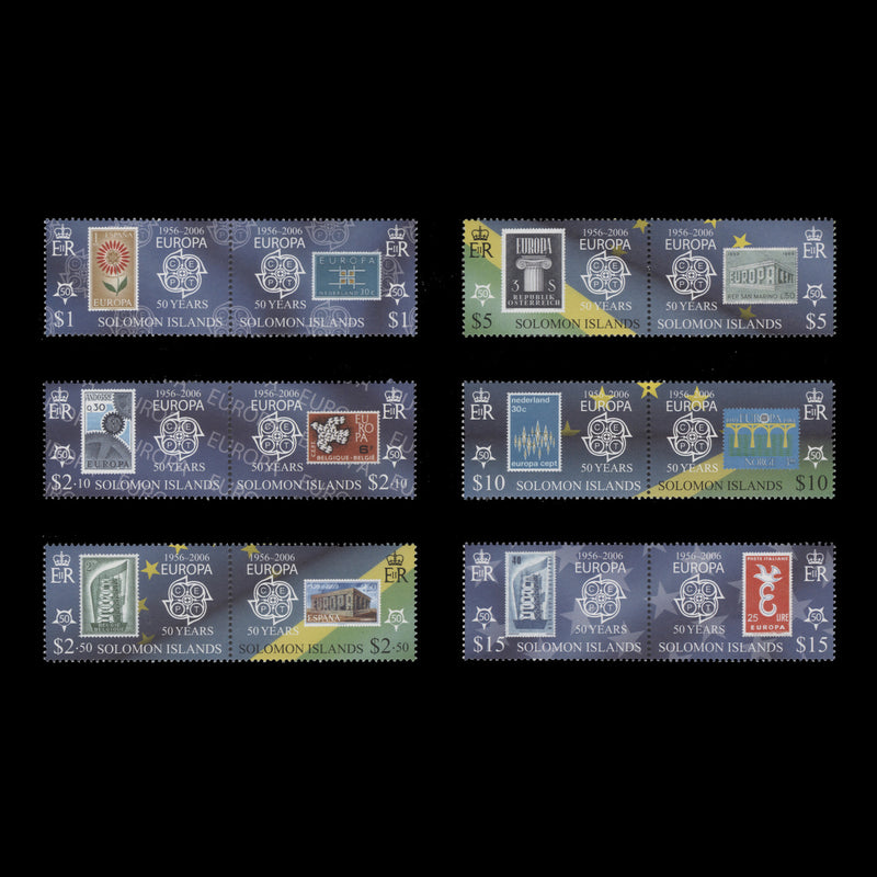 Solomon Islands 2005 (MNH) CEPT Anniversary pairs