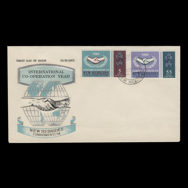 New Hebrides 1965 (FDC) International Co-operation Year, SANTO