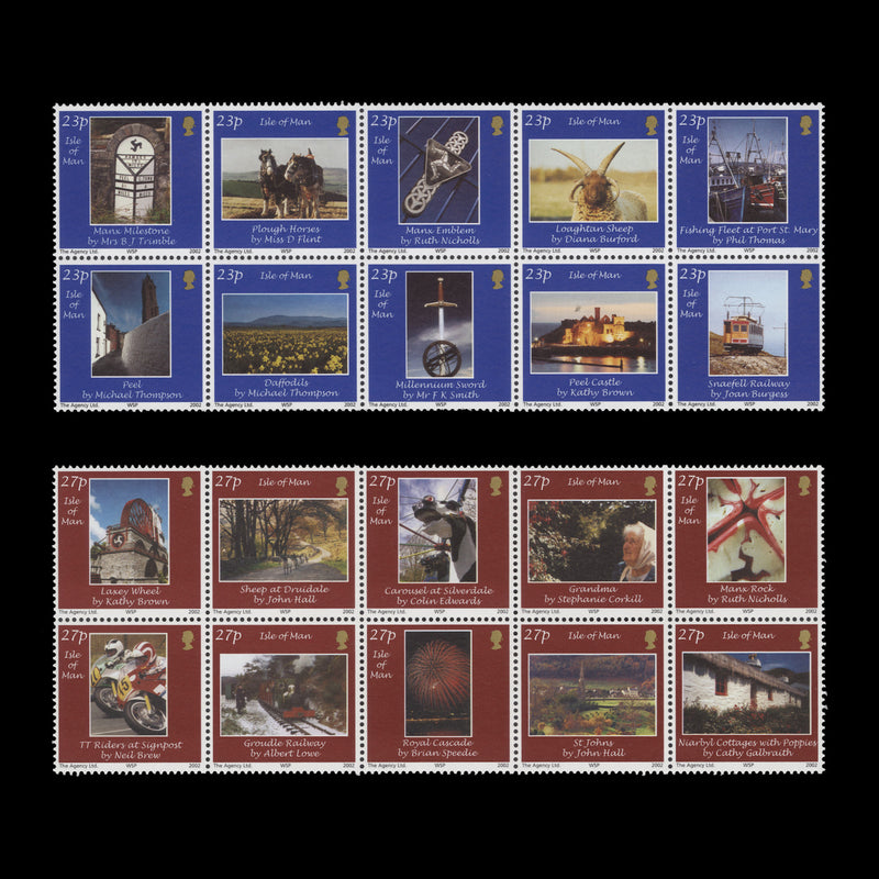 Isle of Man 2002 (MNH) The People's Choice blocks