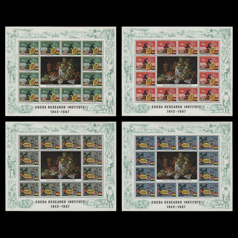 Ghana 1968 (MNH) Coca Research sheetlets