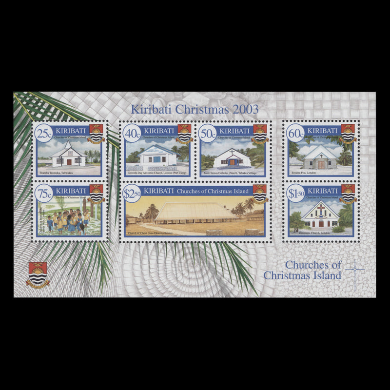 Kiribati 2003 (MNH) Christmas miniature sheet